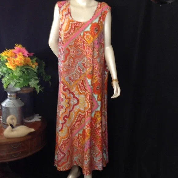 chinese dress ladies Leopard Print Button-Down Dress with Contrast Trim Royal Blue / L main image 1
